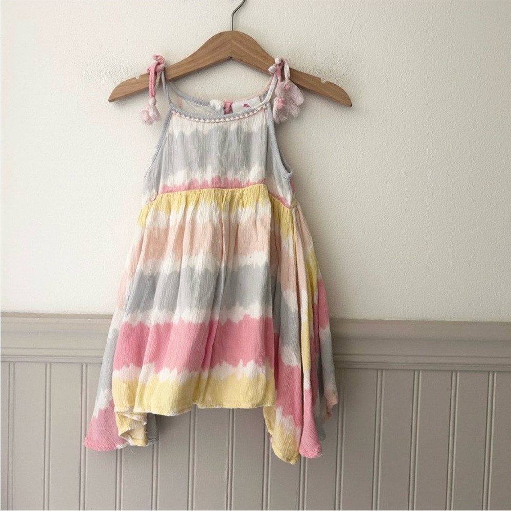 Tommy Bahama Girls 2T Pastel Tassel Sun Dress